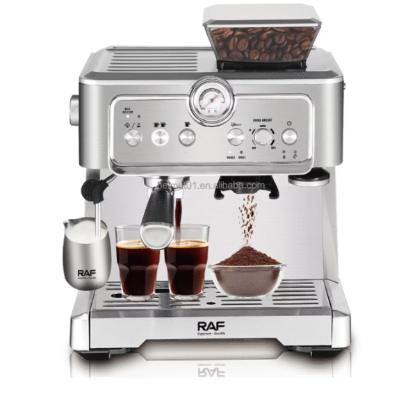 ماكينة تحضير القهوة مع مطحنة مدمجة 1350 واط RAF