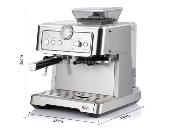 ماكينة تحضير القهوة مع مطحنة مدمجة 1350 واط RAF