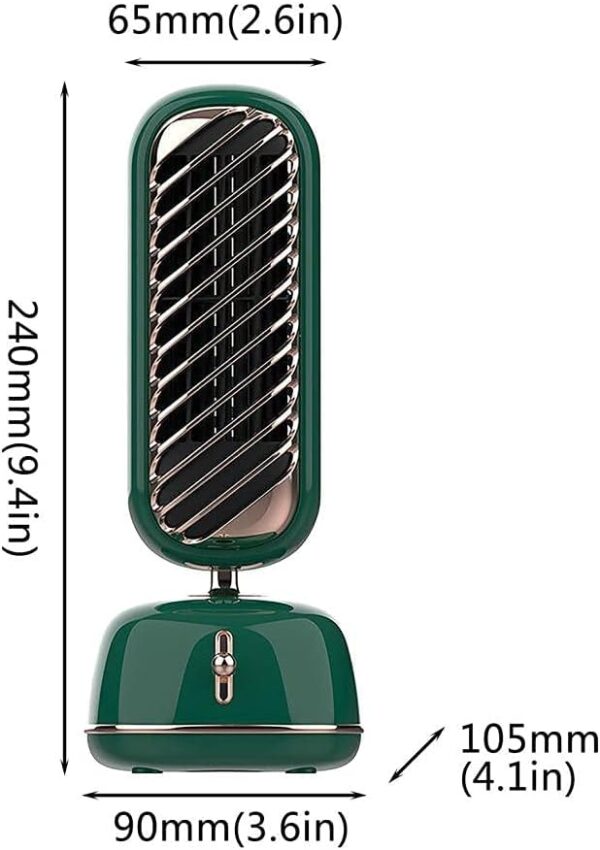 مروحة تبريد محمولة مع ترطيب للهواء – يعمل USB مثالية للمكاتب والسيارة