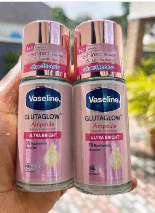 مزيل عرق + تفتيح الابط Vaseline GlutaGlow Deodorant - Ultra Bright
