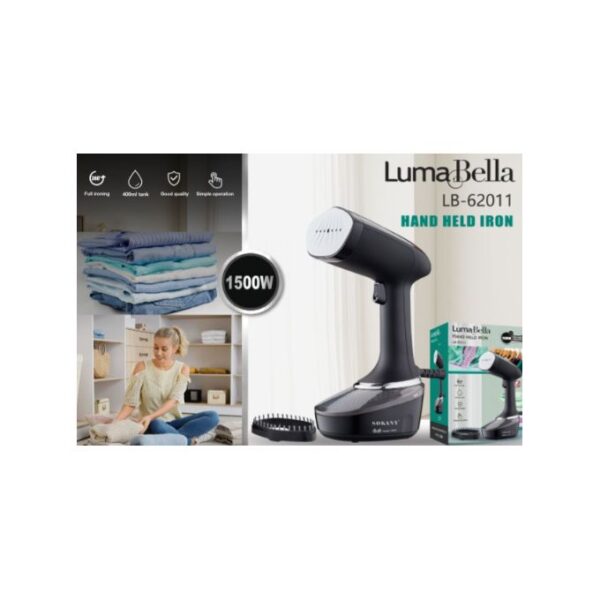 مكواة بخار Luma Bella – قوة 1500 واط مع خزان 400 مل