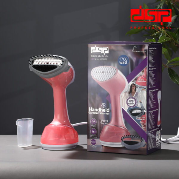 مكواة بخارDSP محمولة بقوة 1700 واط، سعة 350 مل 3 اوضاع بخار (1) مكوى بخار محمولة 1700 واط سعة 350 مل 3 اوضاع بخار DSP