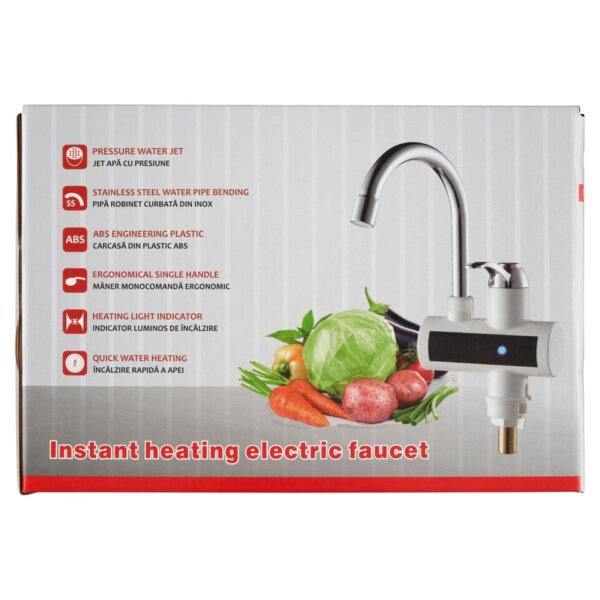 حنفية التسخين الكهربائي الفورية – مياه ساخنة فورًا بدون سخان أو انتظار