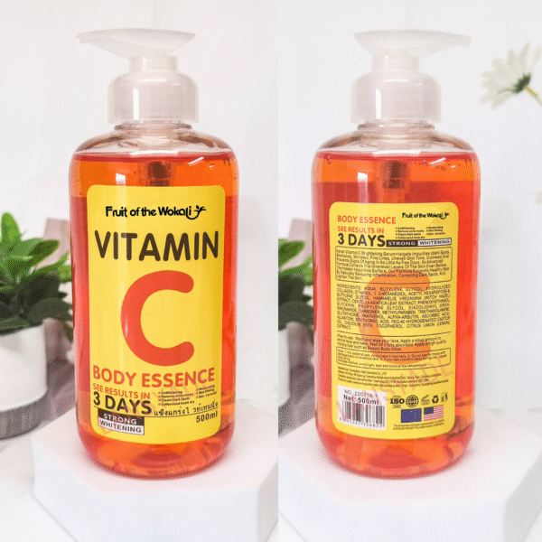 إيسنس الجسم فيتامين سي لتفتيح وتوحيد لون البشرة – Fruit of the Wokali Vitamin C Body Essence