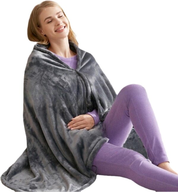 بطانية تدفئة كهربائية محمولة – تدفئة فورية وراحة مثالية داخل البيت او خارجه