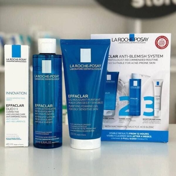 ⁦بكج نظام ثلاثي ضد الحبوب والعيوب La Roche-Posay Effaclar Anti-Blemish System⁩ - الصورة ⁦2⁩