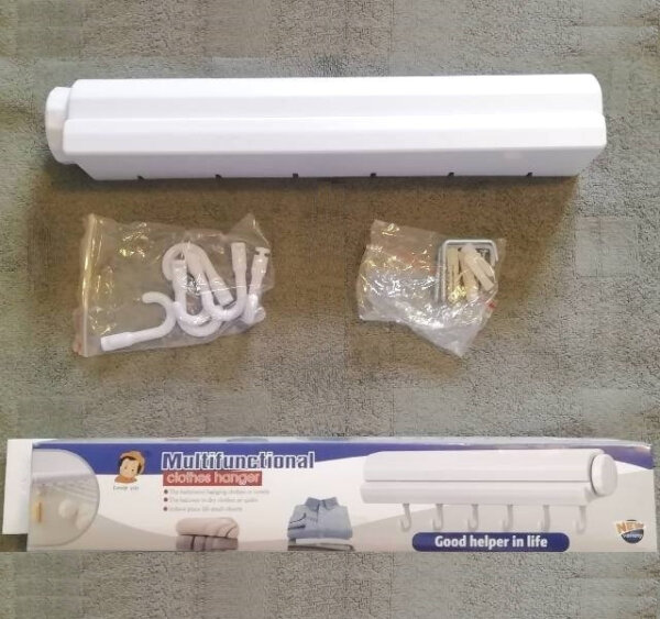 تعليقة ملابس متعدد الاستخدامات – الحل المثالي لتجفيف وتنظيم الملابس في كل مكان