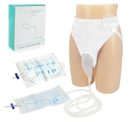 جهاز تجميع البول الطبي القابل لإعادة الاستخدام – تصميم مريح وآمن للرجال وكبار السن