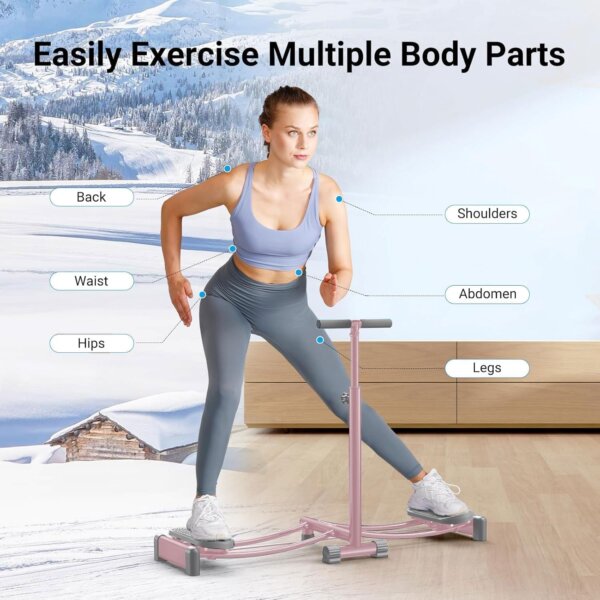 جهاز تمارين الساقين والورك الجانبي  (Leg and Hip Lateral Trainer) السلايدر الجانبي