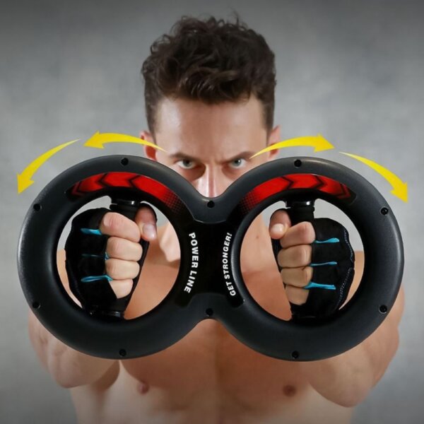 جهاز تمرين الذراعين والدوران الدائري - لتقوية عضلات الذراعين، الكتفين، والصدر من خلال حركة دائرية مزدوجة