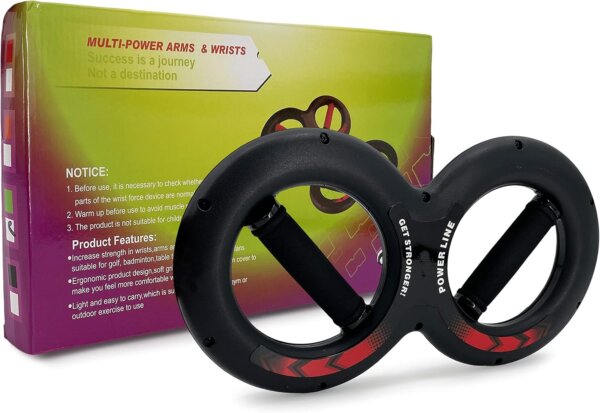 جهاز تمرين الذراعين والدوران الدائري - لتقوية عضلات الذراعين، الكتفين، والصدر من خلال حركة دائرية مزدوجة