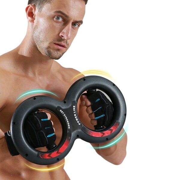 جهاز تمرين الذراعين والدوران الدائري - لتقوية عضلات الذراعين، الكتفين، والصدر من خلال حركة دائرية مزدوجة
