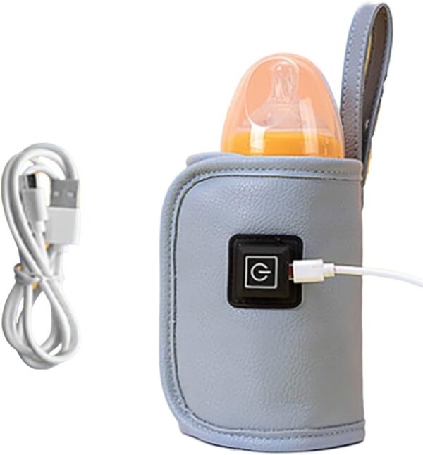 حقيبة حليب محمولة للاطفال بتقنية USB بثلاث درجات حرارة سهلة الحمل للسفر والنزهات (1) حافظة حقيبة دفاية حليب محمولة للاطفال بتقنية USB بثلاث درجات حرارة