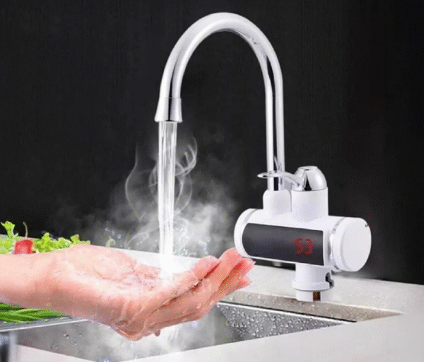 حنفية التسخين الفورية  – مياه ساخنة خلال ثوانٍ بدون سخان مركزي