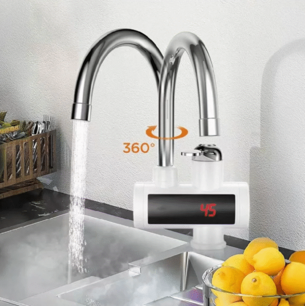 حنفية التسخين الفورية  – مياه ساخنة خلال ثوانٍ بدون سخان مركزي