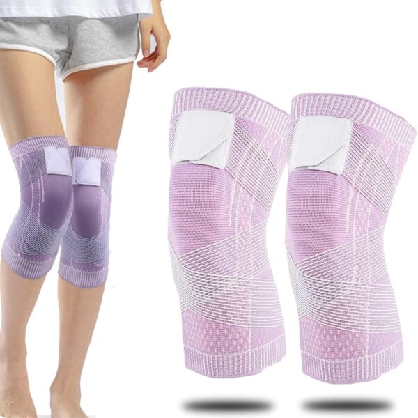 دعامة الركبة ثلاثية الأبعاد المرنة والقابلة للتعديل – دعم المفاصل أثناء الرياضة والعمل