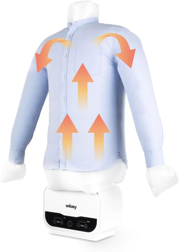 دمية الكي والتجفيف الأوتوماتيكية  بقوة 1200 واط  – ملابس خالية من التجاعيد خلال دقائق