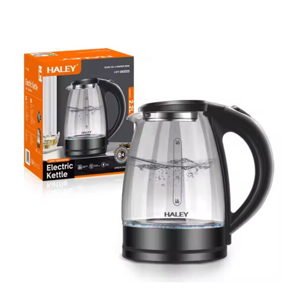 سخان كهربائي زجاجي بسعة كبيرة 2.2 لتر – بقوة 1800 واط