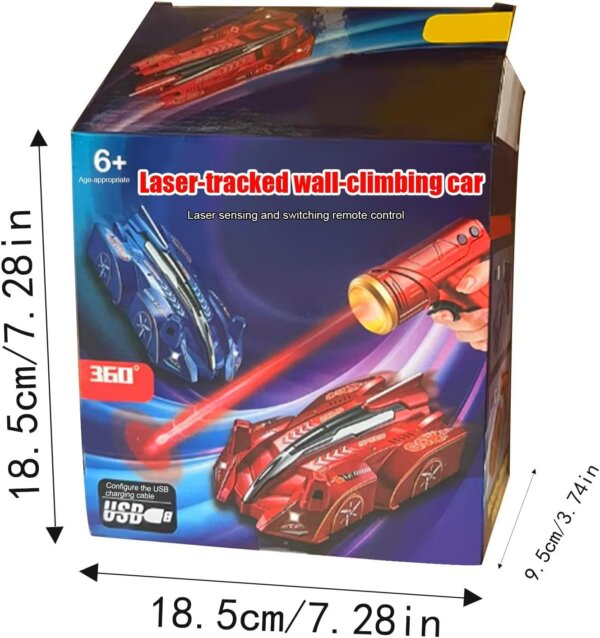 سيارة التسلق بالليزر – Follow by Laser Wall Climbing Car