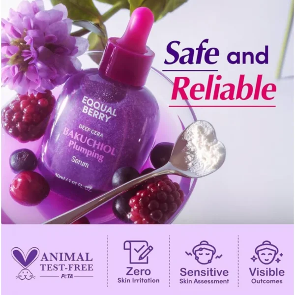 سيروم بديل الريتينول لمكافحة الشيخوخة EQQUALBERRY Deep Cera Bakuchiol Plumping - منتجات كورية