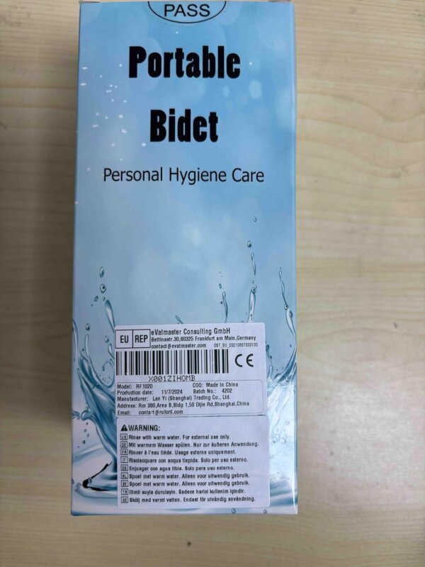 شطافة السفر المحمولة – نظافة وانتعاش في أي مكان