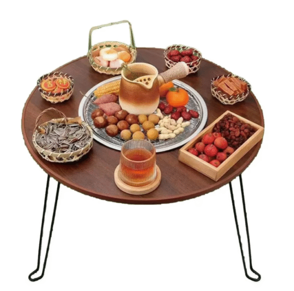 شواية فحم قابلة للطي متعددة الاستخدامات – تصميم أنيق ومحمول