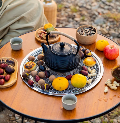 شواية فحم قابلة للطي متعددة الاستخدامات – تصميم أنيق ومحمول