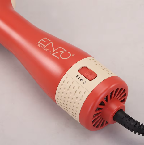 فرشاة ENZO الحرارية 3 في 1 : تجفيف + تصفيف + حجم بقوة 1500 واط