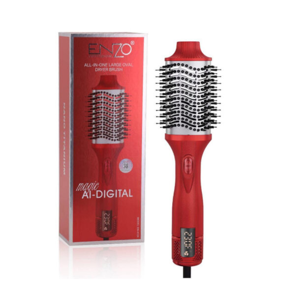 فرشاة Enzo Magic AI الحرارية 3 في 1بتقنية أيونية وقوة 1500 واط