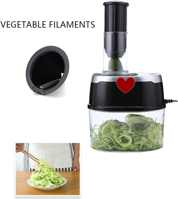 قطّاعة خضروات كهربائية متعددة الوظائف– لتحضير وجبات صحية ولذيذة بسهولة وسرعة