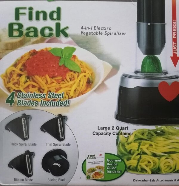 قطّاعة خضروات كهربائية متعددة الوظائف– لتحضير وجبات صحية ولذيذة بسهولة وسرعة