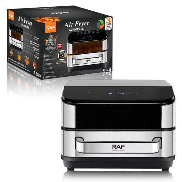 قلاية هوائية RAF سعة 4 لتر قوة 1700 واط - شاشة لمس