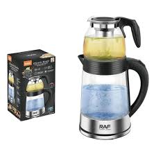 كتيل سخان كهرباء 2 لتر + إبريق شاي 1 لتر بقوة 1500 واط RAF