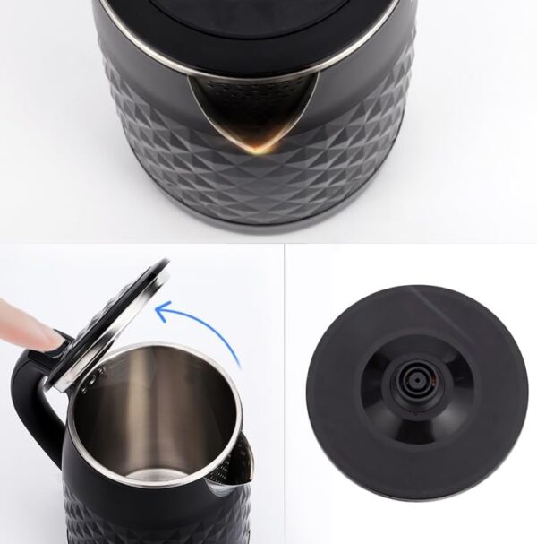 كتيل كهربائي بقوة 2000 واط -سعة 2.2 لتر قوة وكفاءة في كل غليان (1) كتيل كهربائي بقوة 2000 واط -سعة 2.2 لتر قوة وكفاءة في كل غليان