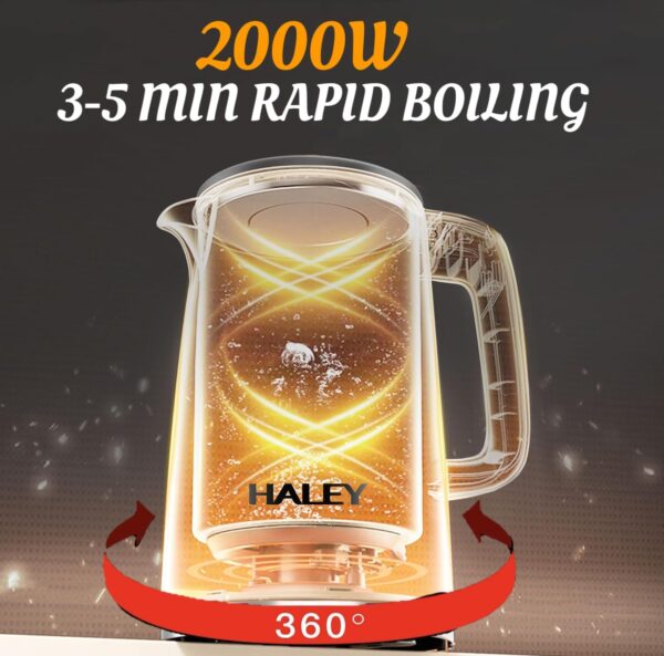 كتيل كهربائي بقوة 2000 واط -سعة 2.2 لتر قوة وكفاءة في كل غليان (3) كتيل كهربائي بقوة 2000 واط -سعة 2.2 لتر قوة وكفاءة في كل غليان