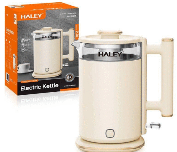 كتيل ماء سخان سعة 2 لتر مع ستانلس ستيل وأمان مزدوج 2000 واط