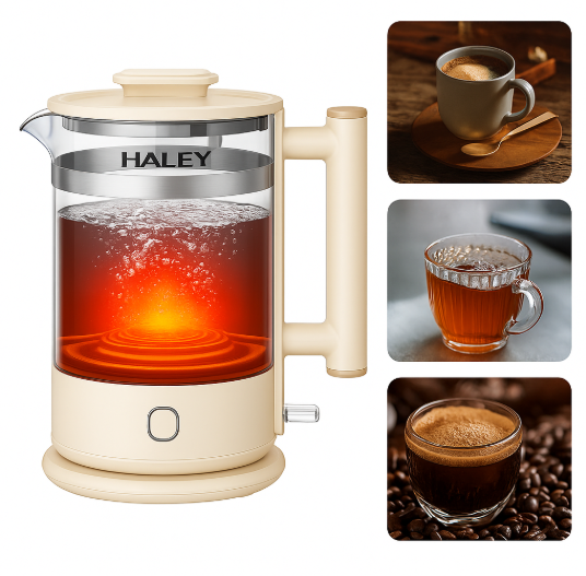 كتيل ماء سخان سعة 2 لتر مع ستانلس ستيل وأمان مزدوج 2000 واط