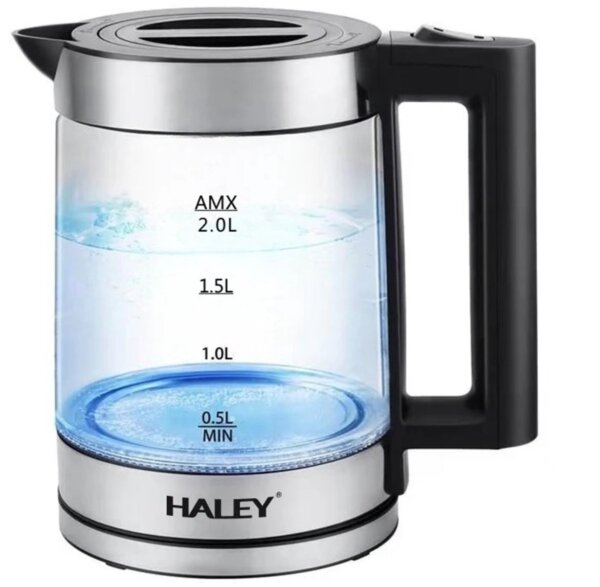 كتيل كهرباء مع إبريق شاي ستانلس ستيل 2 في 1 بسعة 2.2 لتر بقوة 2000 واط