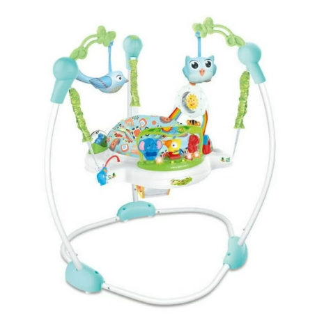 لعبة قفز و اللعب للأطفال بزاوية دوران 360° مع ألعاب موسيقية وضوء تفاعلي