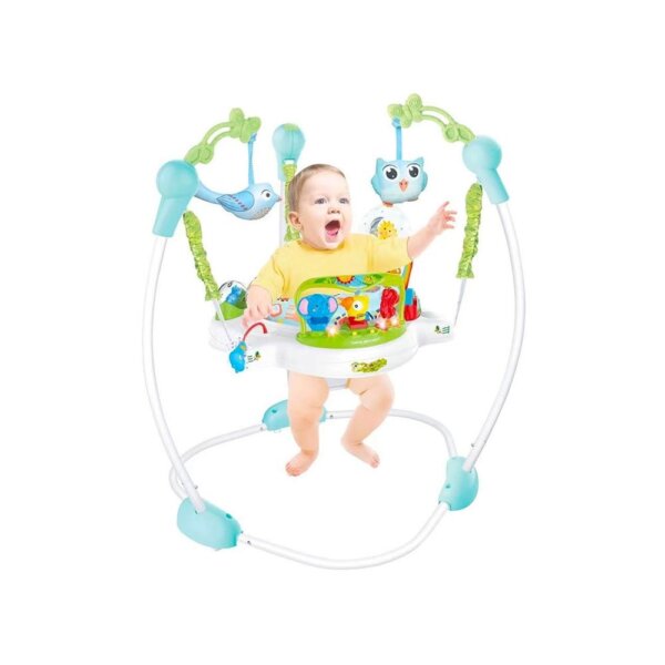 لعبة قفز و اللعب للأطفال بزاوية دوران 360° مع ألعاب موسيقية وضوء تفاعلي