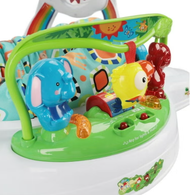 لعبة قفز و اللعب للأطفال بزاوية دوران 360° مع ألعاب موسيقية وضوء تفاعلي