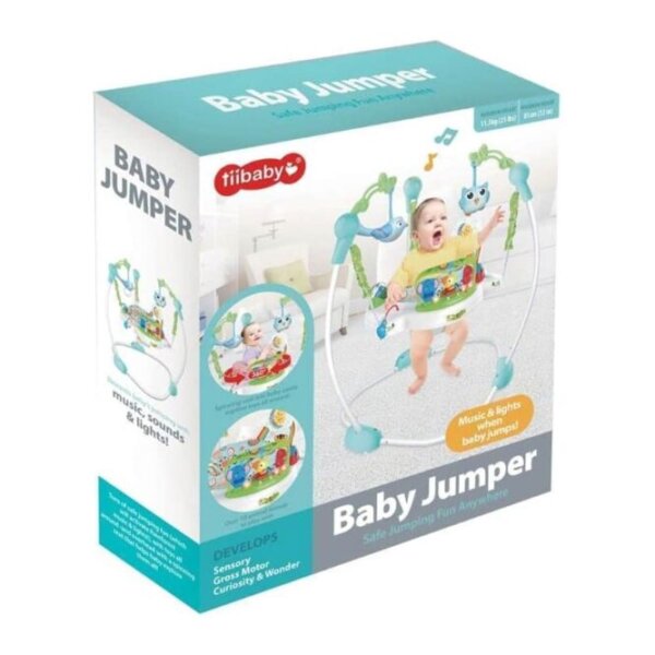 لعبة قفز و اللعب للأطفال بزاوية دوران 360° مع ألعاب موسيقية وضوء تفاعلي