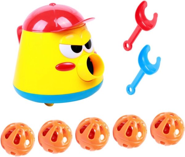 لعبة قاذف الكرات للأطفال لتنمية مهارات الأطفال الحركية والإدراكية بطريقة آمنة ومسلية