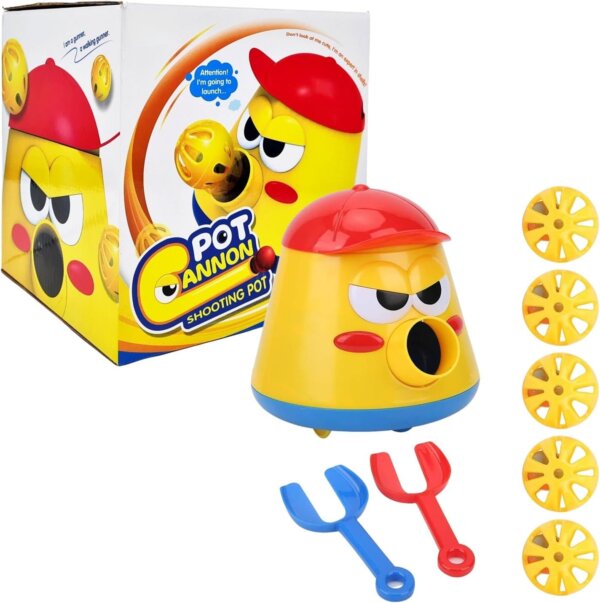 لعبة قاذف الكرات للأطفال لتنمية مهارات الأطفال الحركية والإدراكية بطريقة آمنة ومسلية