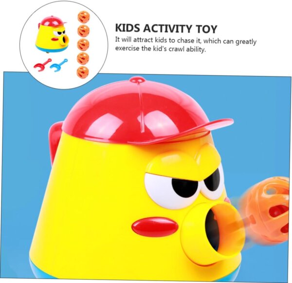 لعبة قاذف الكرات للأطفال لتنمية مهارات الأطفال الحركية والإدراكية بطريقة آمنة ومسلية