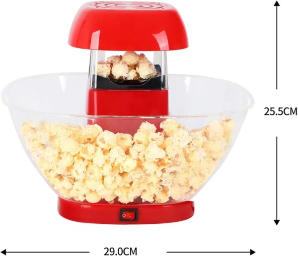 ماكينة صنع الفشار بالهواء الساخن– متعة التحضير الصحي في المنزل