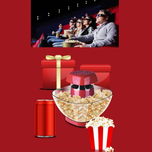 ماكينة صنع الفشار بالهواء الساخن– متعة التحضير الصحي في المنزل