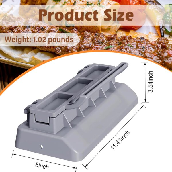 ماكينة صنع الكباب اليدوية – أسرع وأسهل طريقة لتحضير الكباب المثالي