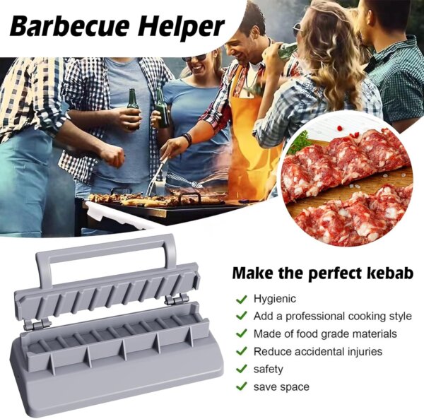 ماكينة صنع الكباب اليدوية – أسرع وأسهل طريقة لتحضير الكباب المثالي