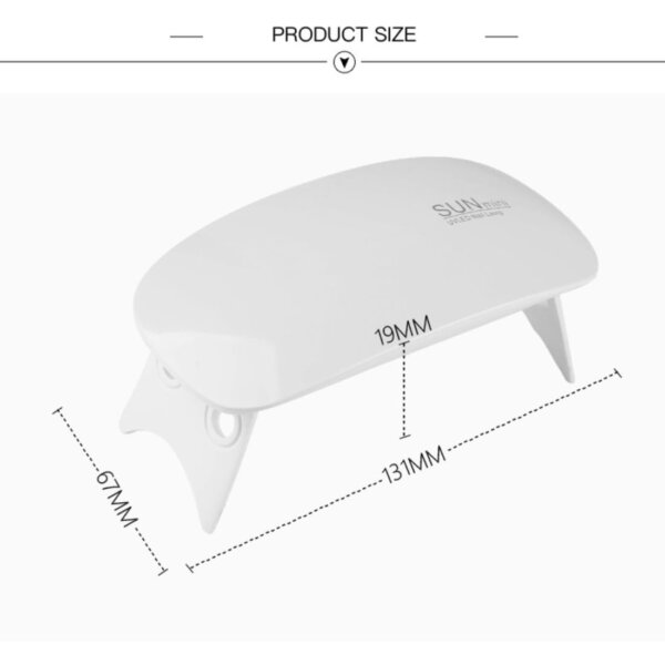 مجفف طلاء الأظافر بسرعة و أناقة شحن USB